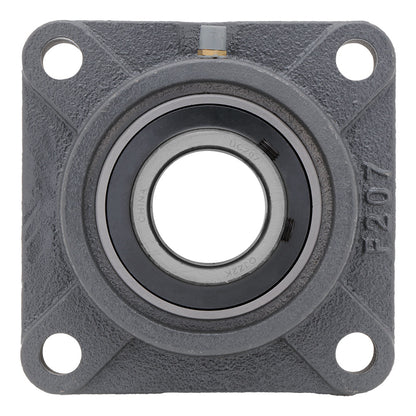 UCF207,  4-Bolt Flange Mounted Ball Bearing, 1.378" Bore (ID),  Insert Bearing: UC207,  Housing: F204