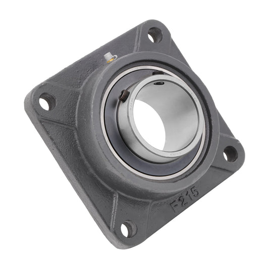 UCF215-48,  4-Bolt Flange Mounted Ball Bearing, 3.0" Bore (ID),  Insert Bearing: UC215-48,  Housing: F204