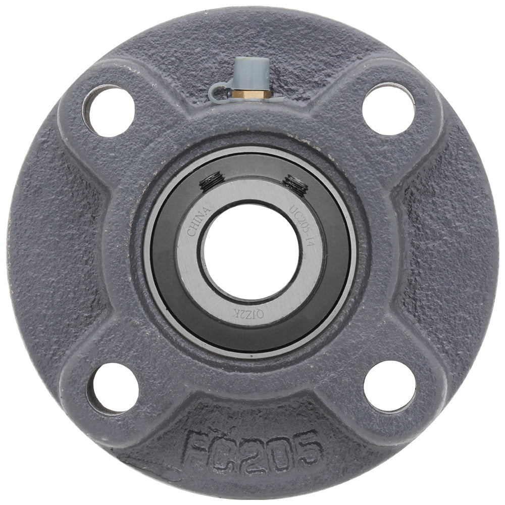 UCFC205-14, 4-Bolt Flange Mounted Ball Bearing, 0.875"Bore (ID), Insert Bearing: UC205-14, Housing: FC205