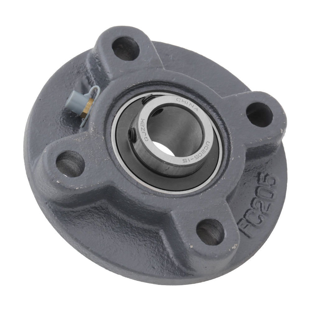 UCFC205-15, 4-Bolt Flange Mounted Ball Bearing, 0.938"Bore (ID), Insert Bearing: UC205-15, Housing: FC205