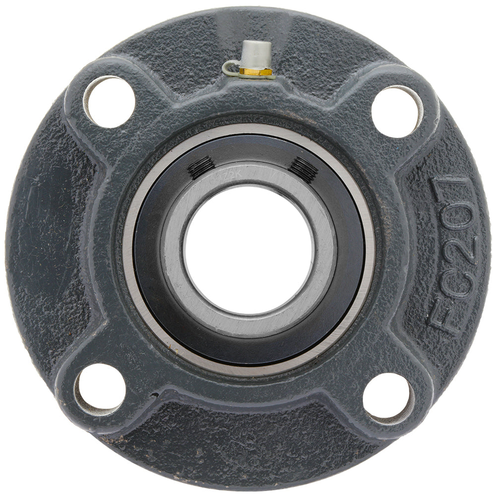 UCFC207-22, 4-Bolt Flange Mounted Ball Bearing, 1.375"Bore (ID), Insert Bearing: UC207-22, Housing: FC207
