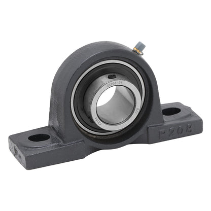 UCP208-24, Pillow Block Mounted Unit Bearing, 1.5 in Bore (ID), Insert Bearing: UC208-24, Housing: P208