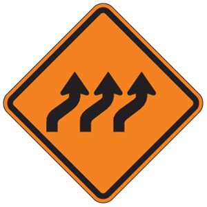 Reverse Curve (3 Lanes) Right (RUS)