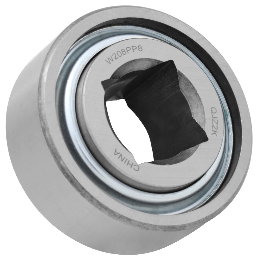 W208PP8 - Agricultural Bearing, 1.18 in Bore (ID) - Square Bore