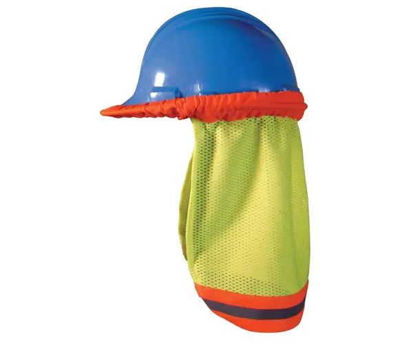 High Visibility Mesh Hard Hat Shade
