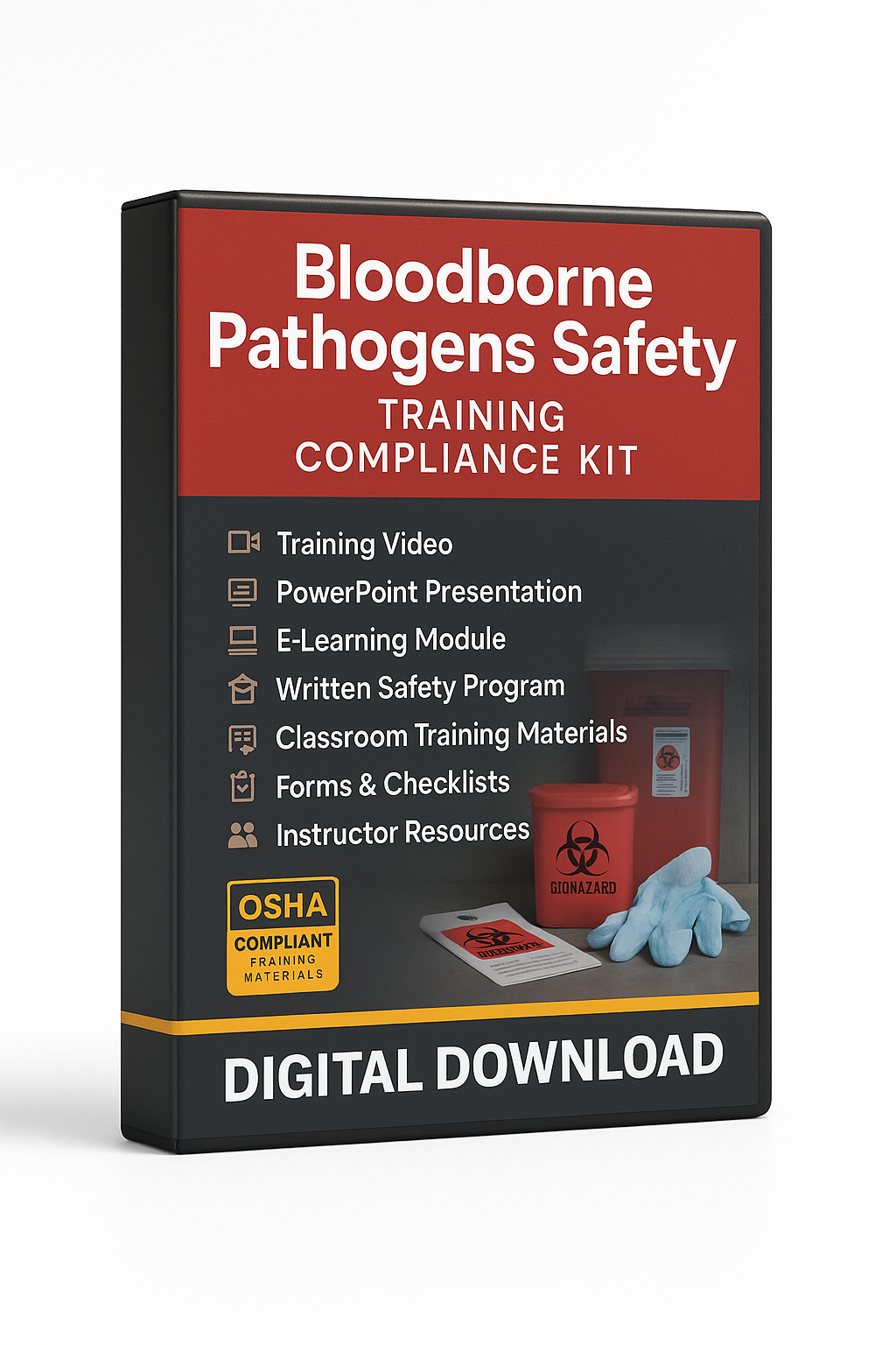 Bloodborne Pathogens Safety Training Compliance Kit