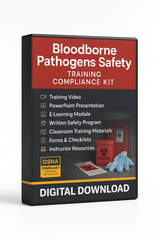 Bloodborne Pathogens Safety Training Compliance Kit