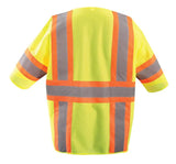 Mesh Two-Tone Vest W/Zipper