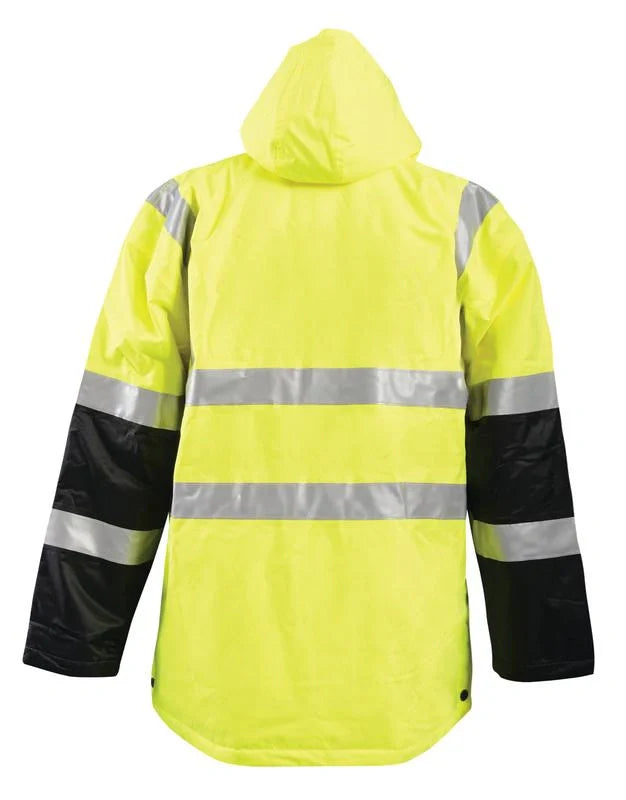 Insulated Black Bottom Parka