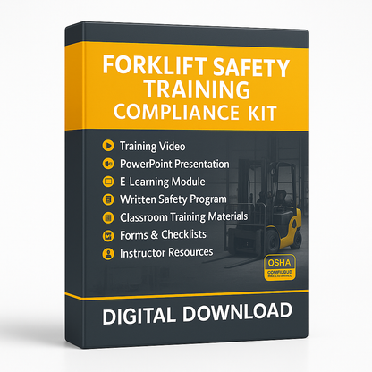 Forklift Operator Training Video Compliance Kit