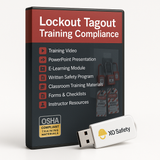 Lockout Tagout Safety Training Compliance Kit