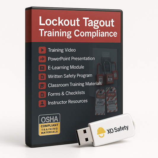 Lockout Tagout Safety Training Compliance Kit