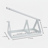 Hardline Wire Rack – Wire Spool Holder for Linemen & Electricians