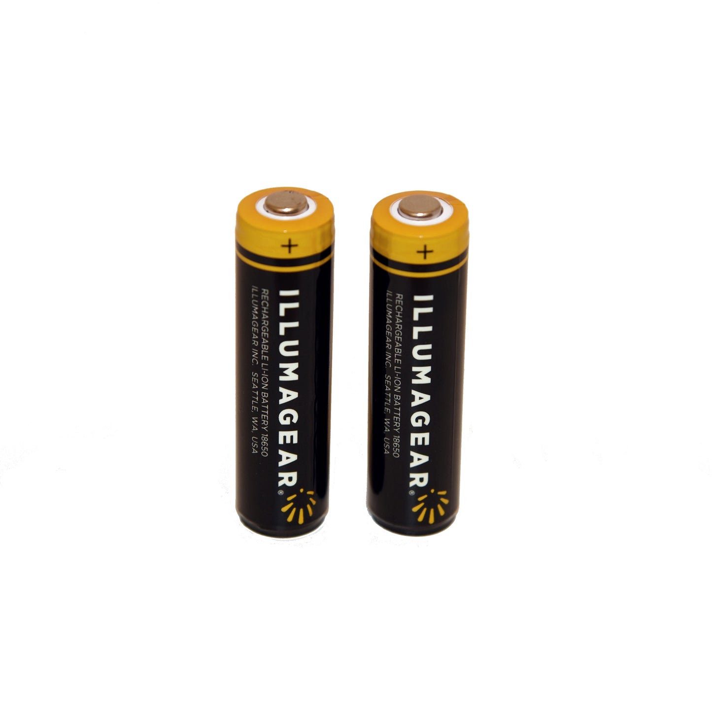 18650 LITHIUM ION RECHARGEABLE BATTERIES (2-PACK)