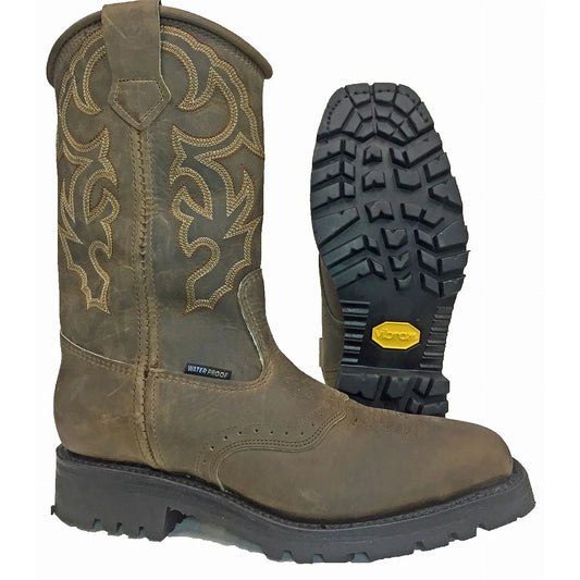 Hoffman Rancher Plain Toe Lineman Boot