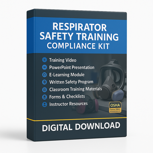 Respirator Safety Training Compliance Kit