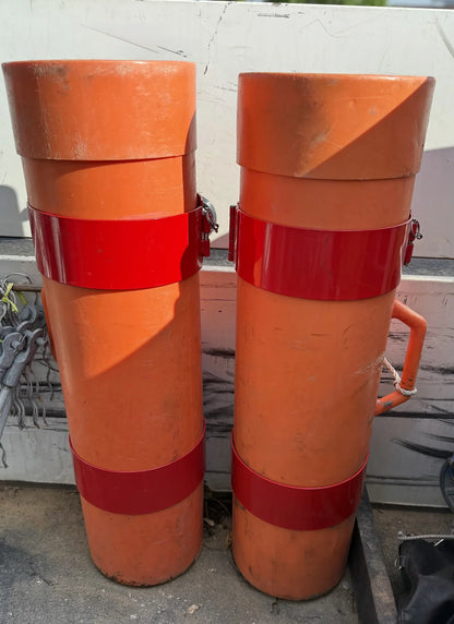 Insulating Blanket Canister Storage for Utility Bucket Trucks