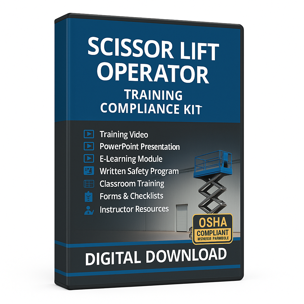 Scissor Lift Operator Training Video Compliance Kit