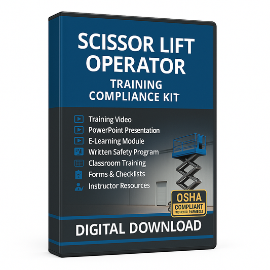 Scissor Lift Operator Training Video Compliance Kit