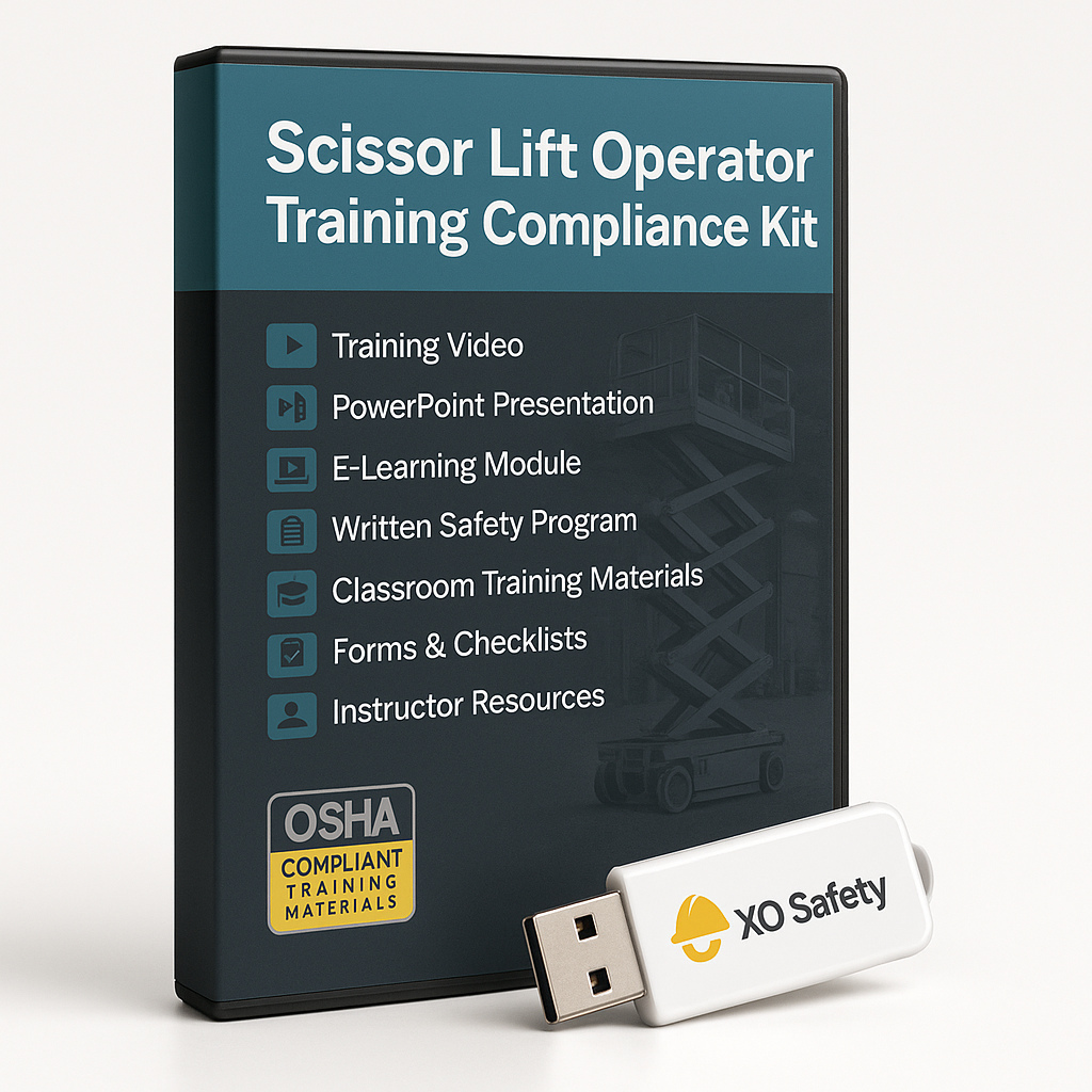 Scissor Lift Operator Training Video Compliance Kit
