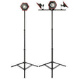 3 head tripod